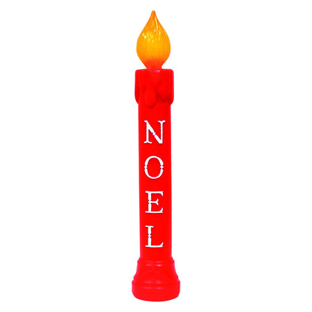 Union Products NOEL CANDLE RED 39"" 77330